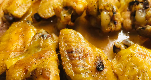 aletes de pollastre al forn amb llimona