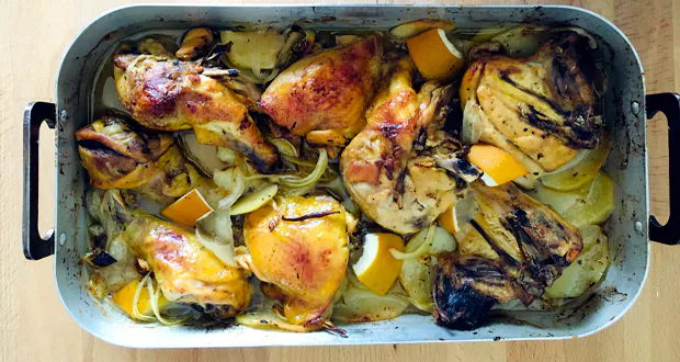 recepta pollastre al forn amb llimona